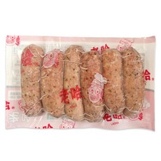 천미방 중국식품 라오하 대만식 흑후추 소시지 소세지 중국 식품 간식, 330g, 1개