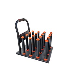 롤거치대 스텐 차량용 자재 원단 현수막 홀더 패브릭 스테인리스강관 높이 시트지 내공, 초록색 소형 4x4, 1개