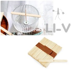 향초 심지 홀더 50p 소이캔들재료 소이캔들DIY 초공예, 50개