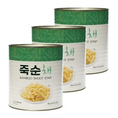 대용량 죽순채 슬라이스 (통조림 캔), 3개, 2.95kg