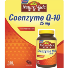 Nature Made 輔酶素Q10 25mg 軟膠囊 150粒, 1個