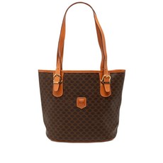 셀린느 중고 1996 마카담 코팅 캔버스 토트 백