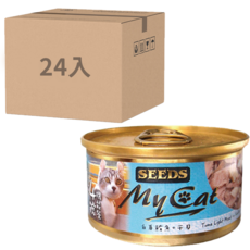 惜時 MyCat我的貓 機能貓罐 豐富營養 85g*24入, 85g, 24個, 4號餐-白身鮪魚＋干貝