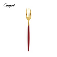 Cutipol MIO 紅金霧面不銹鋼 點心叉 葡萄牙手工餐具, 1個