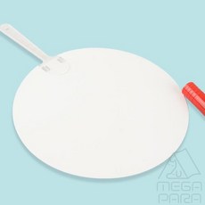 마리파라 유니아트 그리기 손잡이 부채 원형 한지부채
