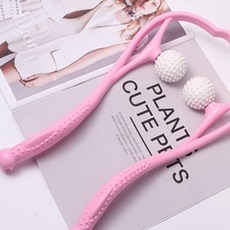 말랑시 시원한 골프공 마사지 롤러 DD-10951 목어깨안마기, 핑크, 핑크