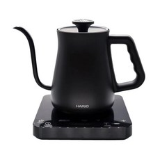 HARIO α 阿爾法溫控細口壺 650ml, 1個, HARIO 阿爾法 溫控壺 黑色
