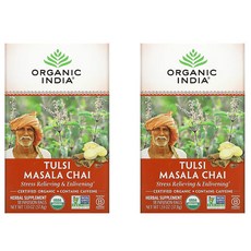 오가닉인디아 툴시티 차이티, 2.1g, 2개, 18개입
