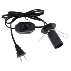 소금 램프 코드를 디머 스위치로 교체 히말라야 코드에 6피트 클립(E12 라이트 소켓 포함) 베이스 어셈블리가 포함된 오리지널 전구 코드 110V 표준