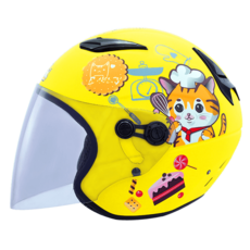 M2R M700 童帽 #6甜甜貓 兒童安全帽 3/4半罩 兒童專用安全帽