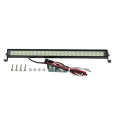 RC 자동차 슈퍼 밝은 LED 라이트 바 지붕 램프 CH3 제어 1/10 RC 크롤러 자동차 축 SCX10 Capra TRX4 TRX6, 03 48 LED 146mm A