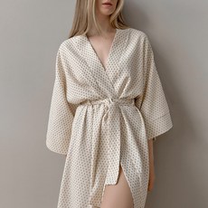 2026純棉睡衣女款秋季款印花透氣睡袍浴袍棉綢家居服女