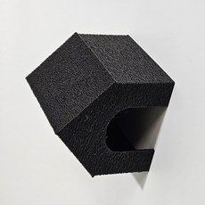 크레스티드 게코 3D프린터 하우스 은신처 S 베이비용, 1개, 블랙S