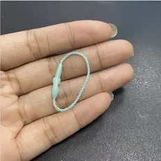 컬러 스트링 홀더 링 핸드 단선 8cm, 민트 1000수/가방, 1개