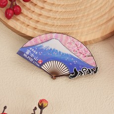 일본 세계여행 냉장고 자석 관광지 도쿄 마그네틱 인테리어 홋카이도 오사카 오키나와, 41.후지산 부채