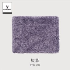 體溫魔術師丨MIT台灣製 莫蘭迪混紡柔感圍脖 保暖脖圍 秋冬素色時尚圍巾, 灰紫, 1個