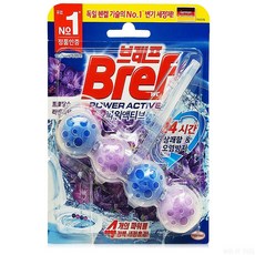 브레프 파워액티브 변기세정제 라벤더향, 50g, 1개