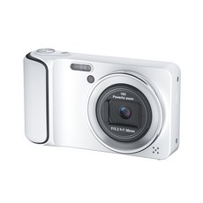 DC70D 雙鏡頭 便攜 CCD 卡片相機 16X 變焦 2.8吋 IPS 高清屏 20種濾鏡, 1個, 白色