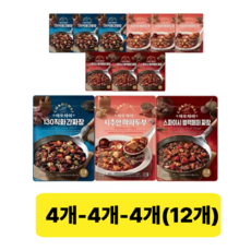 차오차이 시추안마파두부 180g 4개 + 스파이시 블랙 페퍼짜장 180g 4개 + 차오차이 130 직화간짜장 180g 4개, 차오차이 시추안마파두부, 180g, 4개+스파이시 블랙, 1개