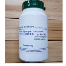 오피스안 Sodium hydrogen Carbonate NaHCO3 탄산수소나트륨 화)450G 중조 중탄산나트륨 베이킹소다 시약, 1개