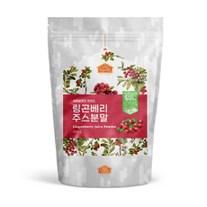 건강한우리집비옴 새콤달콤한 핀란드 링곤베리 주스 분말, 300g, 1개