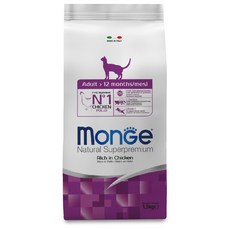 MONGE 瑪恩吉 天然全能 成貓雞肉貓飼料 1.5kg, 1個, 瑪恩吉 成貓(雞肉)1.5kg