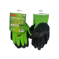 3M舒適型工作手套，耐磨防滑透氣型，組裝維修搬運適用, 綠色-S, 1個