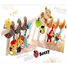 Sozzy 動物音樂床鈴/車床掛 / 寶寶床掛 (含搖鈴、響紙、BB叫、音樂、牙膠), 星星, 1個
