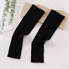 寬鬆冰袖女夏季薄款透氣戶外騎行開車防紫外線遮陽護手臂防曬袖套, 純黑【基礎款冰袖】, 1個