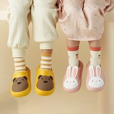 치어풀 래빗베어 털슬리퍼 겨울 실내화 거실화 겨울슬리퍼 무소음 층간소음방지 홈슬리퍼 귀여운슬리퍼, 1개, 100g