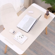 러너즈 와이드 가죽 논슬립 데스크패드, 아이보리