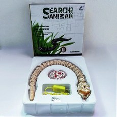 원격 제어 RC 뱀 장난감 섬세한 리얼리티 꾸러기 장난감, 1개, orange