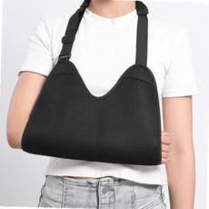 어깨깁스 깁스 어깨 보조기 팔걸이 보호대 팔꿈치, 블랙