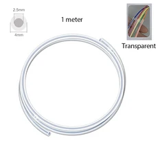 Bambu Lab Ptfe 튜브 2 5mm 4mm P1S P1P AMS A1 미니 3D 프린터 테프론토 파이프 X1C Bambulab Ptfe 커넥터, 04 Clear-1m