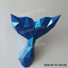 페이퍼크래프트 페이퍼 종이 크래프트 종이접기 3D 대형종이접기, 일반 종이 버전, C. P027고래꼬리