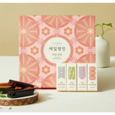 노바(Nova) CJ제일제당 저당양갱 선물세트 (고구마 흑임자 통단팥 녹차), 1세트, 540g