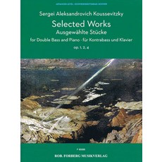 (영문도서) Selected Works Op. 1 2 4 for Double Bass and Piano Paperback, Forberg