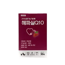 헤파실Q10 강아지 고양이 간 심장 면역력 영양제 30정, 종합영양제, 1개