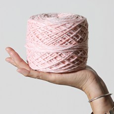슈퍼스토리 핸드메이드 얀 뜨개실 키코니팅볼 150g (서술형도안 포함), 1개, 블러쉬 코랄 150g