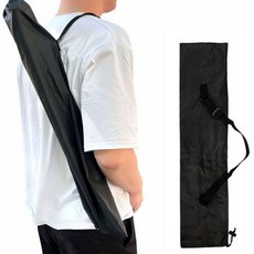 등산장비 휴대용 등산스틱 보관커버 일자형 t형 지팡이, 일자형등산스틱보관가방(블랙), 1개