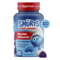 THE SMURFS 藍色小精靈 孩童用綜合維他命軟糖, 1罐, 60顆