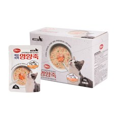 펫퍼스 애묘비책 영양죽 고양이죽 사료 보양식 닭고기 참치 연어 가쓰오부시, 15개, 50g, 연어+가쓰오부시 15개, 50g, 연어+가쓰오부시
