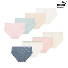 [푸마] NEW 주니어 편안 면스판 초등 중등 여아 팬티 8종 세트 코스트코