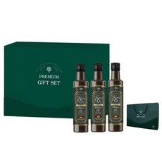 로얄트리 스페인 PICUAR품종 엑스트라 버진 올리브 오일 250mL x 3병 선물세트, 1세트