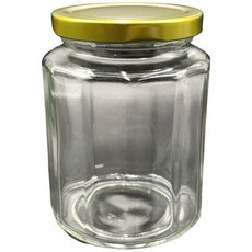 瓶安 RP123 十二角玻璃瓶, 1個, 1L