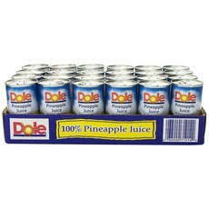 Dole 파인애플 주스 6 Fl Oz (24팩) Dole 파인애플 주스 6 Fl Oz (24팩), 177ml