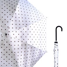 포유렐라 UV 도트 자동 장우산 여름 암막 자외선차단 우산