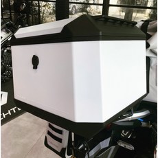 BMW R1250 GS 機車鋁箱 後箱 德國富合樂斯 無畏鋁箱 50L大容量 附雙靠背 內襯 箱上鑄鋁把手 密封防水, 經典版消光白(送內襯、靠背、塑鋼底盤）, 1個