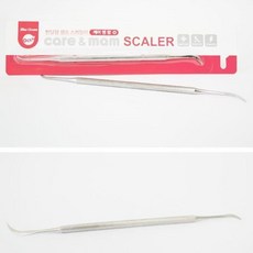 반달형 스텐 스케일러 강아지 치석관리 구강청결 치아 애견구강 애견치아 양치 칫솔, 1개