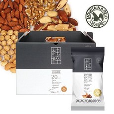 산과들에 순수 30입 하루견과 선물세트 20gx30입, 1개